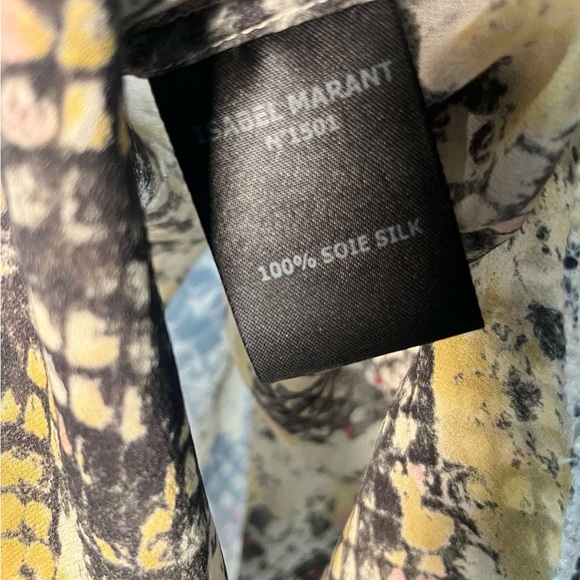 Isabel Marant Women's Snake Print Blouse - Picture 9 of 9